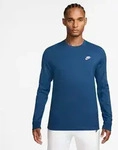 Nike M NSW CLUB TEE - LS COURT BLUE/WHITE - XL