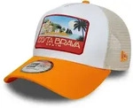 NEW ERA NE LOCATION PATCH TRUCKER verstellbare Kappe orange/wei&szlig;/beige - STK