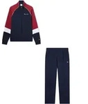 CHAMPION Colorblock Herren Trainingsanzug SchwarzNavy/Red/White - L