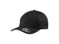 Flexfit Wooly Combed Cap Baseballkappe schwarz
