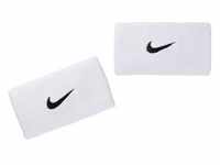 Nike SWOOSH Schweißband (doppelte Breite) weiß/schwarz
