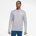 Nike Dri-FIT-Laufoberteil mit Halbrei&szlig;verschluss Herren hellgrau - XXL