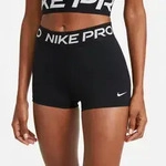Nike Pro 3 Inch Damenshorts schwarz/wei&szlig; - L