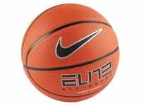 Nike Elite All Court Basketball amber/black/metallic sillv - 7