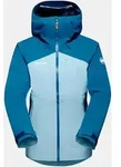 Mammut Alto Guide HS Hooded Jacket Damen Regenjacke dunkelblau / Ice-blau - XS