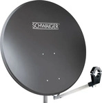 schwaiger SPI2080018, schwaiger Offset Antenne 78cm Aluminium Anthrazit RAL 7011