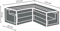 PEREL OCLSL215, PEREL Loungem&ouml;bel Schutzh&uuml;lle L-F&ouml;rmiges L 215/85 x 215/85 x...