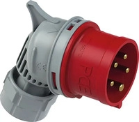 pc electric 8025-6TT, pc electric Cee-winkelstecker 32A, 400V Twist TT, IP44,