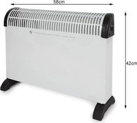PEREL CH0006, PEREL Konvektorheizer 2,0 kW 3 Heizstufen CH0006