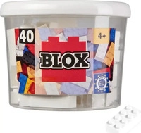 Blox, 40 weisse 8er Steine in der Dose