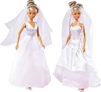 Simba, Steffi Love, "Wedding", Hochzeitskleid mit V-Ausschnitt