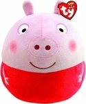 Ty Squish-a-Boo's, "Peppa", Peppa Wutz, ca. 35 cm.