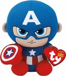 Ty original Beanies Baby, Marvel Avengers, "Captain America", ca 15cm