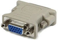 StarTech.com DVIVGAMFBK, StarTech.com DVI auf VGA Adapter - St/Bu - Schwarz - DVI zu