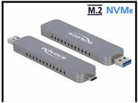 Delock 42616, Delock Speichergehäuse - M.2 - M.2 NVMe Card - USB-C, USB 3.2 (Gen 2)
