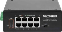 Intellinet 561624, Intellinet PoE-Powered 8-Port Gigabit Ethernet PoE+ Industrial