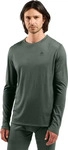 Odlo 112272-10877, Odlo Natural Merino 160 Base-Layer-Langarm-Shirt Herren 