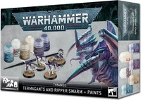 Games Workshop Warhammer 40.000 - Tyranids - Termagants and Ripper Swarm & Paints