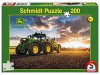 Schmidt Spiele John Deere - Traktor 6150R mit Feldspritze (200 Teile)
