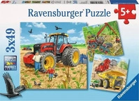 Ravensburger Gro&szlig;e Maschinen (3 x 49 Teile)