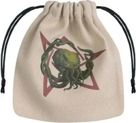 Q-Workshop Call of Cthulhu - Beige & multicolor (W&uuml;rfelbeutel)
