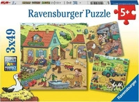 Ravensburger Viel los auf dem Bauernhof (3 x 49 Teile)