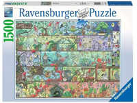 Ravensburger Zwerge im Regal (1.500 Teile)