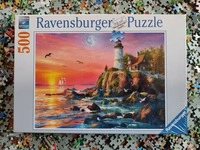 Ravensburger Leuchtturm am Abend (500 Teile)