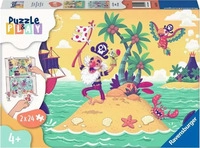 Ravensburger Puzzle&Play - Piraten 1 (2 x 24 Teile)