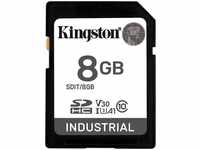 Kingston SDIT/8GB, KINGSTON 8GB SDHC Industrie -40C bis 85C C10 UHS-I U3 V30 A1 pSLC