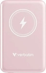 Verbatim 32248, VERBATIM Powerbank Charge 'n' Go, Magnetisch, 10000 mAh, USB-C, Rosa