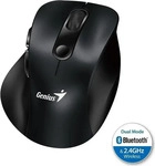 Genius 31030038400, Genius Ergo 9000S, Maus, kabellos, optisch, 2400DPI, 6 Tasten,