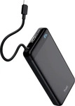 Trust 25881, TRUST Powerbank Fiera, 20000 mAh, Mit Kabel, 2x USB-C, schwarz