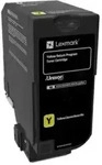 Lexmark 74C2SYE - toner, yellow (gelb)