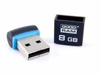 Goodram USB-Stick, USB 2.0, 32GB, UPI2, schwarz, UPI2-0320K0R11, USB A, mit...