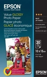 Epson Value Glossy Photo Paper, C13S400037, Fotopapier, gl&auml;nzend, wei&szlig;, 10x15cm,