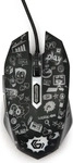 Genius MUS-6B-GRAFIX-01, Genius GEMBIRD Maus MUS-6B-GRAFIX-01, schwarz mit