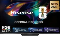 Hisense 20019661, Hisense 100UR8DS 100" RGB MiniLED Smart TV 4K 180 Hz