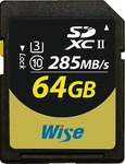 Wise WI-SD2-64U3, Wise SDXC Card 64 GB/UHSII(U3)