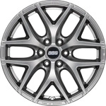 BBS TL-A platinum-silber seidenmatt 9x20 ET12 - LK6/135 ML87 Alufelge grau