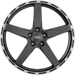 Dotz MarinaBay black matt 9x21 ET28 - LK5/112 ML70.1 Alufelge schwarz