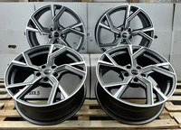 Avus Racing AF20 black 8x18 ET48 - LK5/112 ML57.1 Alufelge schwarz
