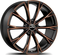GMP Totale glossy black 11.5x23 ET43 - LK5/112 ML66.6 Alufelge schwarz