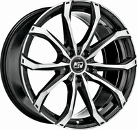 MSW MSW 48 matt black 8x19 ET35 - LK5/127 ML71.6 Alufelge schwarz