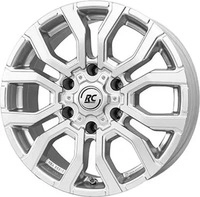 RC-Design RC35 kristallsilber 7.5x17 ET25 - LK6/139.7 ML106.1 Alufelge silber