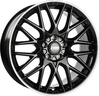 CMS C25 complete matt black 7.5x18 ET37.1 - LK5/112 ML66.5 Alufelge schwarz