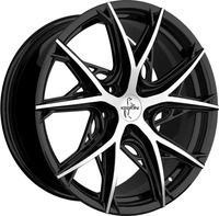 Keskin KT24 Thunder black painted 8.5x19 ET40 - LK5/108 ML72.6 Alufelge schwarz