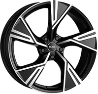 Mak Stark black mirror 9x20 ET21 - LK5/112 ML66.45 Alufelge schwarz