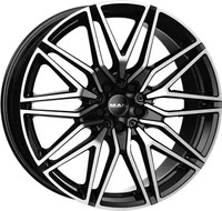 Mak Sturm gloss black 10.5x21 ET44 - LK5/120 ML64.1 Alufelge schwarz