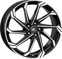 RC-Design RC36 schwarz lackiert 7x17 ET41 - LK5/100 ML56.1 Alufelge schwarz